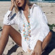 Пляжное платье белое Luxury 2018 - 